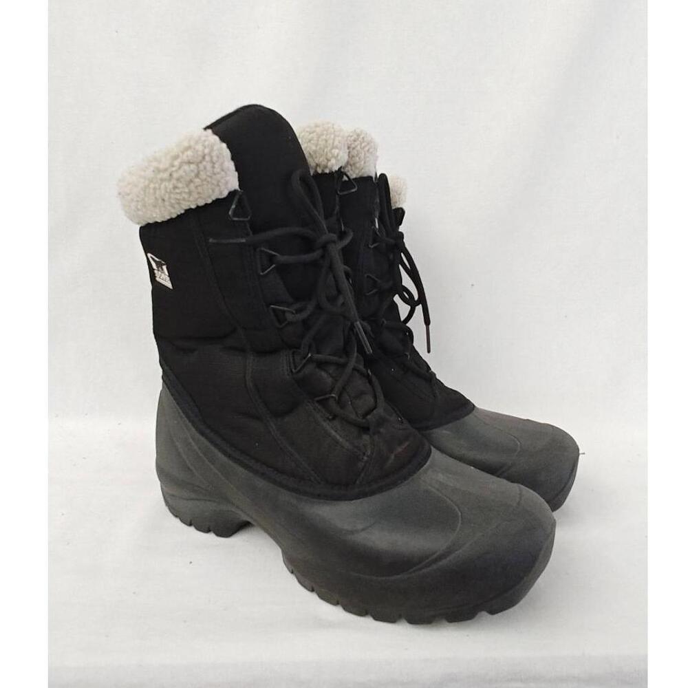 Sorel Snow Boots Cumberland Insulated Winter  NL1436-010 10 Cold Weather Black - Picture 2 of 10